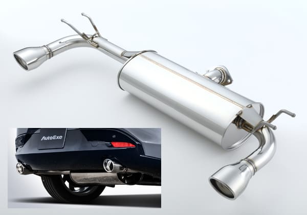 MAZDA GENUINE AUTOEXE PREMIER GASOLINE HYBRID TAIL MUFFLER FOR MAZDA3 SEDAN