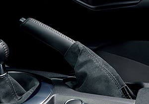 MAZDA GENUINE PARKING BRAKE BOOT IN ALCANTARA® FOR ROADSTER