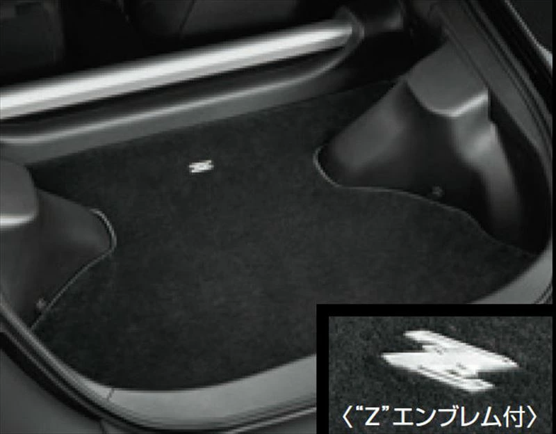 NISSAN GENUINE LUGGAGE CARPET (BLACK) FOR FAIRLADY Z Z34