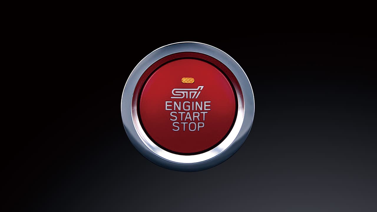 SUBARU GENUINE STI PUSH ENGINE START BUTTON FOR WRX S4