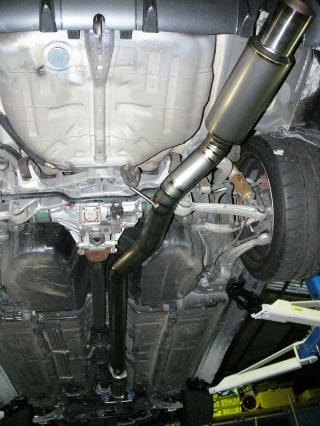 UNLIMITED WORKS 90mm  FULL TITANIUM EXHAUST SYSTEM FOR LANCER EVOLUTION VII–IX
