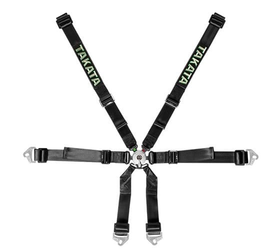 TAKATA FHR Compatible RACE 2x2 Racing Harness 6-Ponit Type