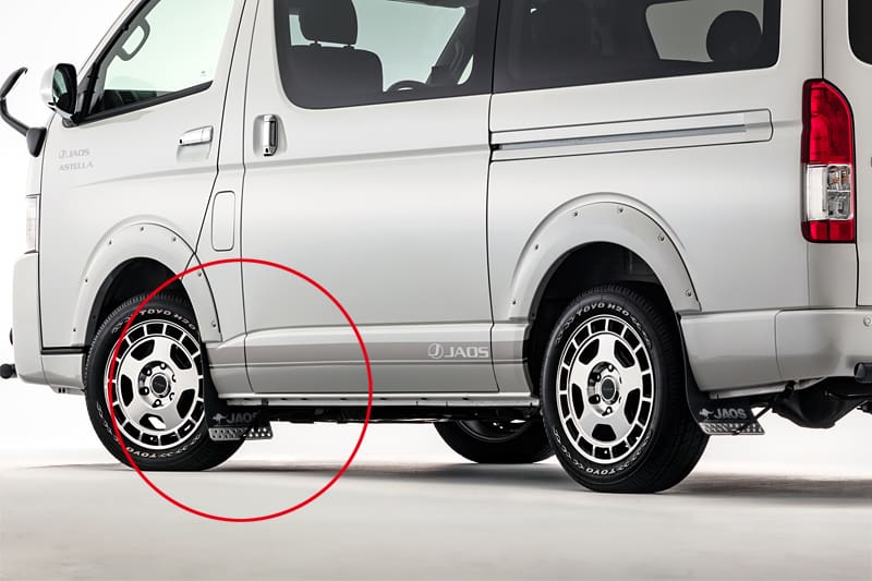 JAOS Mud Guard III Set For Toyota Hiace 200 Series
