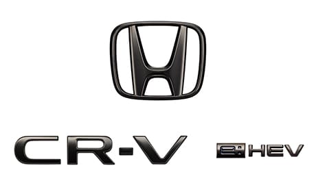 Honda Genuine Black Chrome Emblem For Honda CR-V RS 2025~