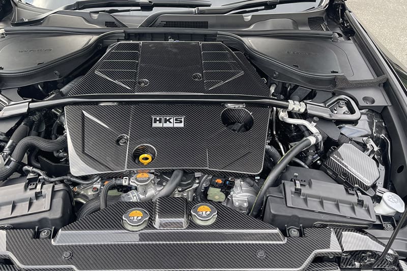 HKS DRY CARBON ENGINE COVER FOR NISSAN Fairlady Z RZ34 70026-AN001