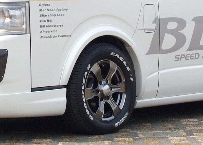 BLESS CREATION Wide Over Fender For Toyota Hiace DX
