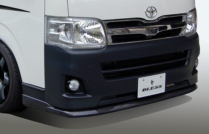 BLESS CREATION Cool Style Carbon Lip Spoiler For Hiace Standard