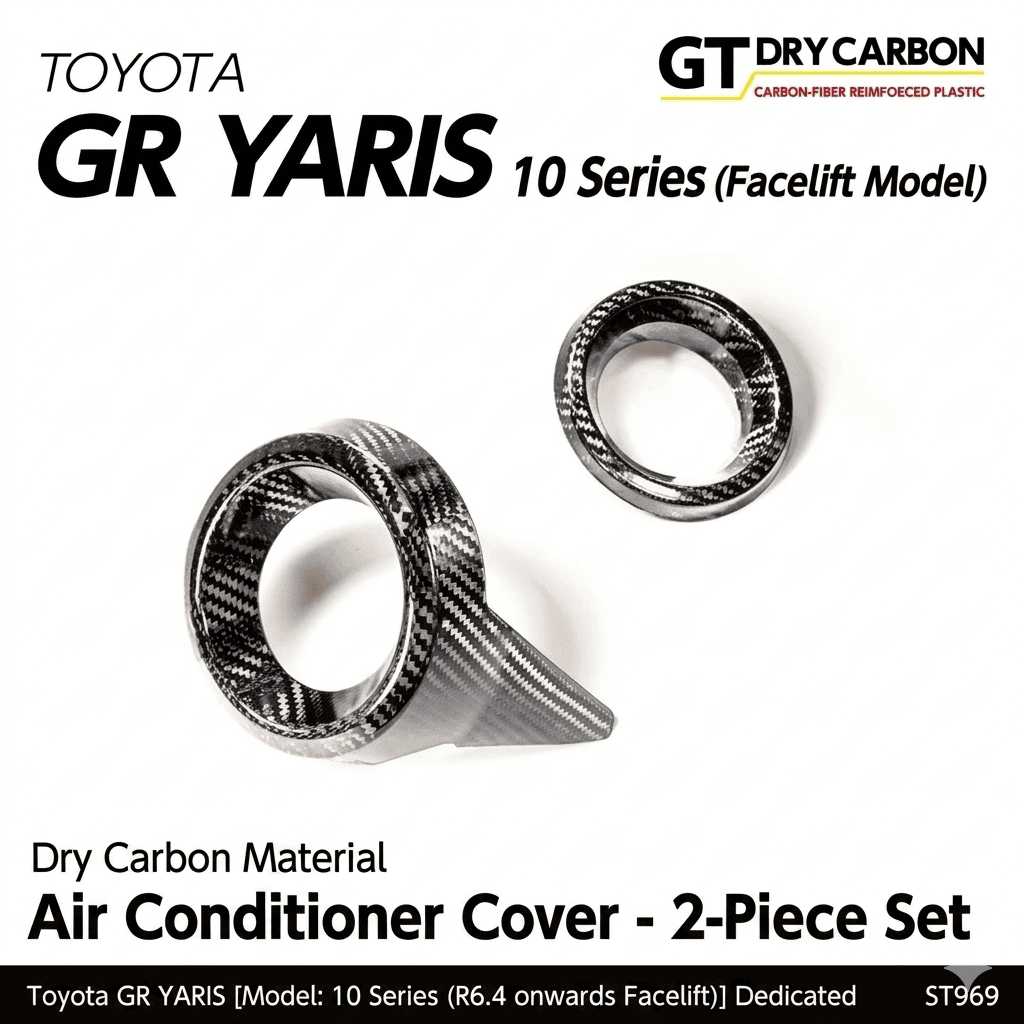 Dry Carbon Aircon Covers For GR Yaris Gen 2
