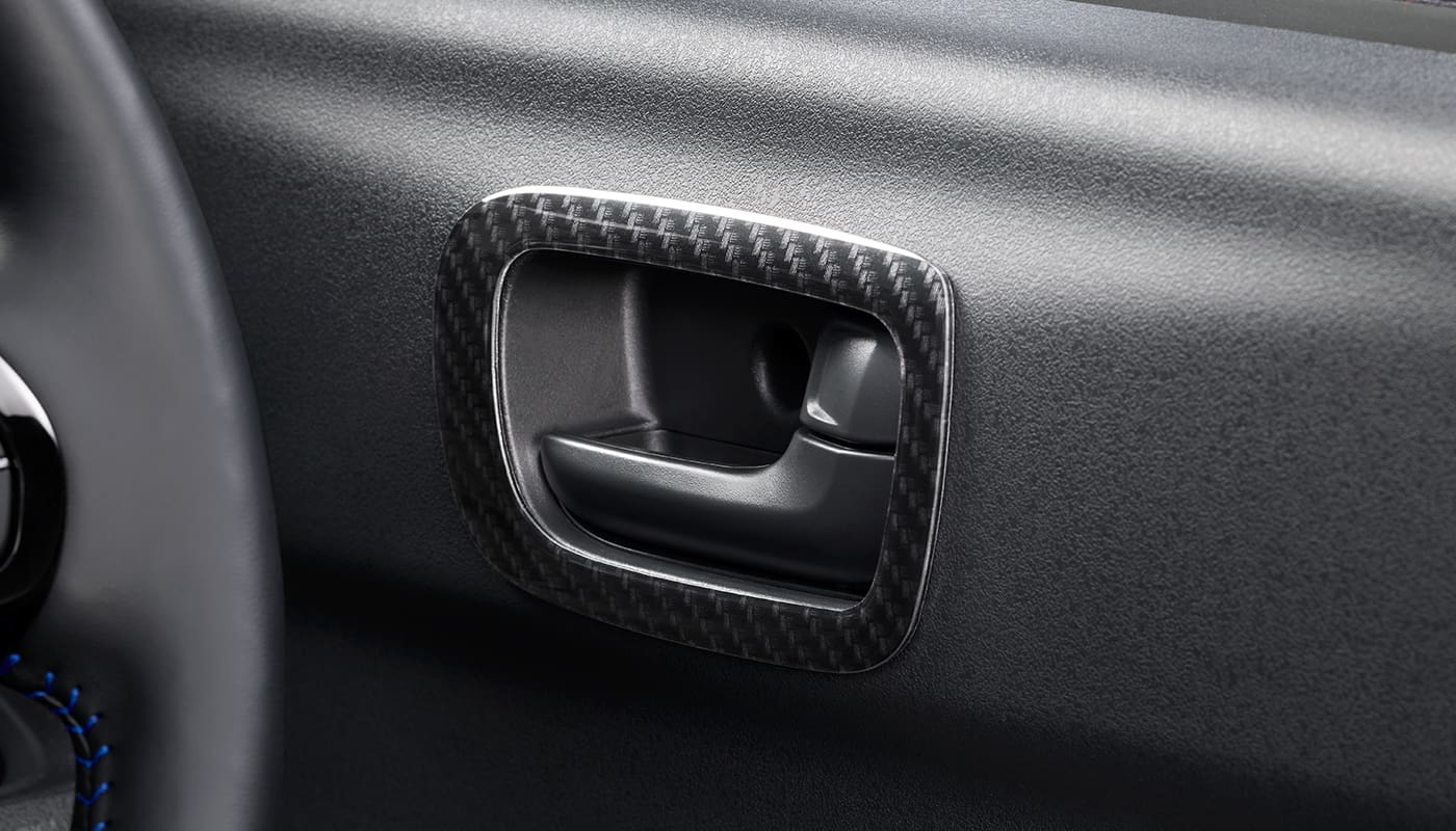 HONDA GENUINE DIGITAL CARBON DOOR BEZEL PANELS FOR SUPER-ONE