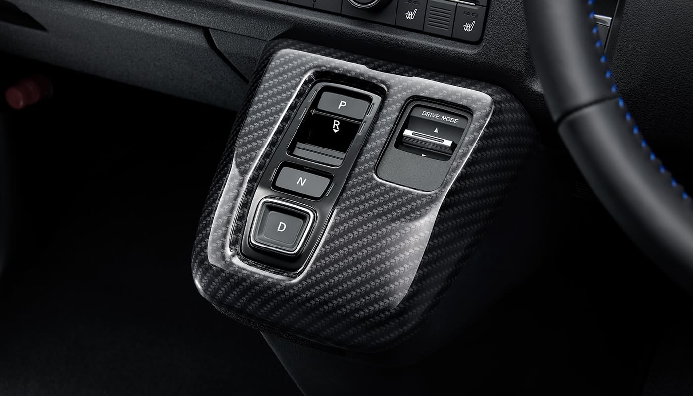 HONDA GENUINE DIGITAL CARBON SHIFT PANEL FOR SUPER-ONE