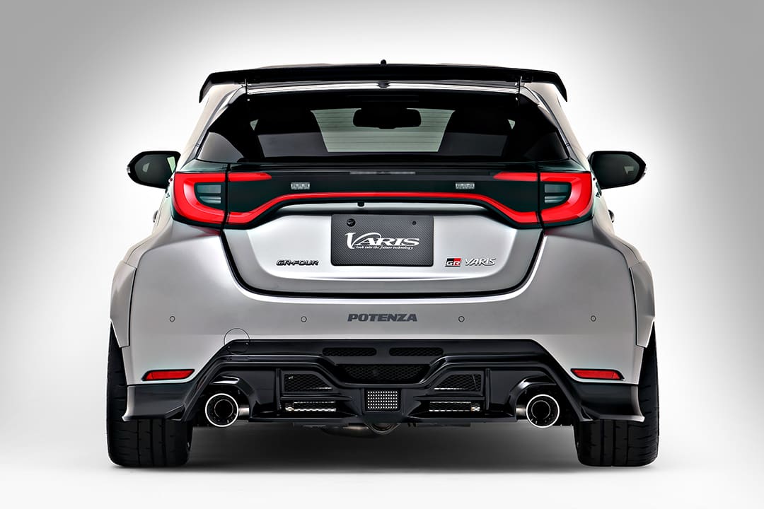 VARIS FRP REAR SKIRT with REAR FOG LAMP FOR GR YARIS KOUKI ARISING-1
