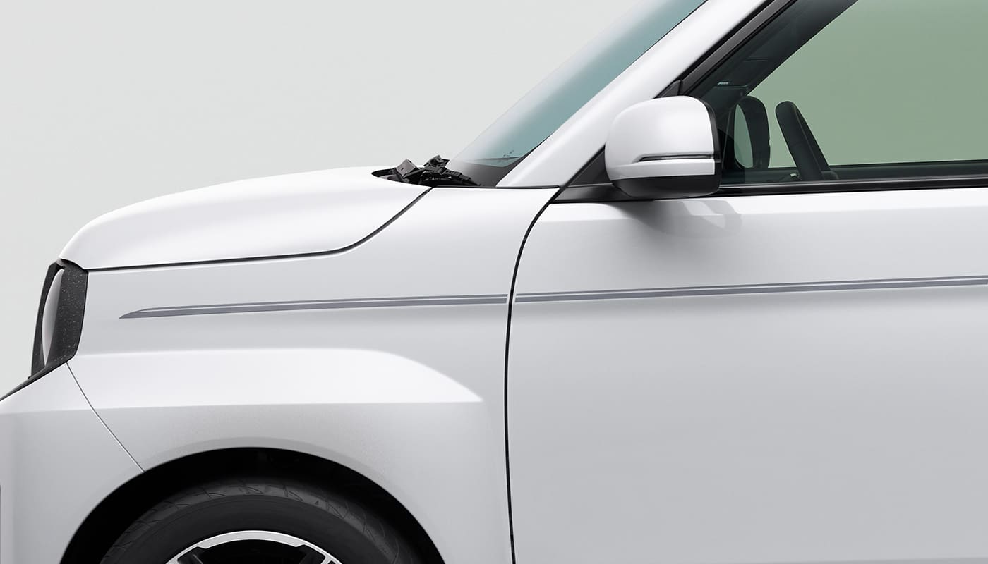 HONDA GENUINE SILVER PINSTRIE FOR SUPER-ONE