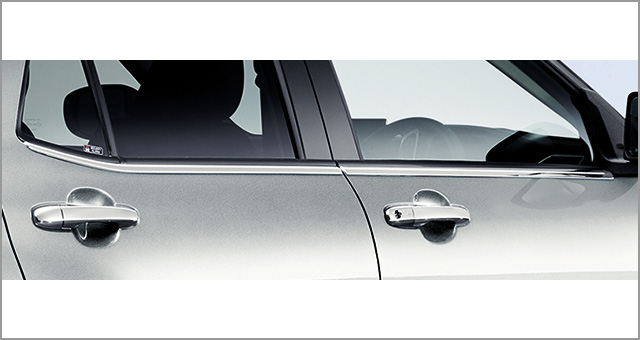 Toyota Genuine Plated Side Window Molds For Toyota RAIZE